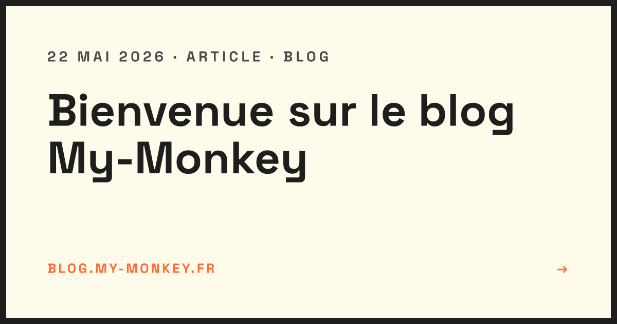 Blog My-Monkey